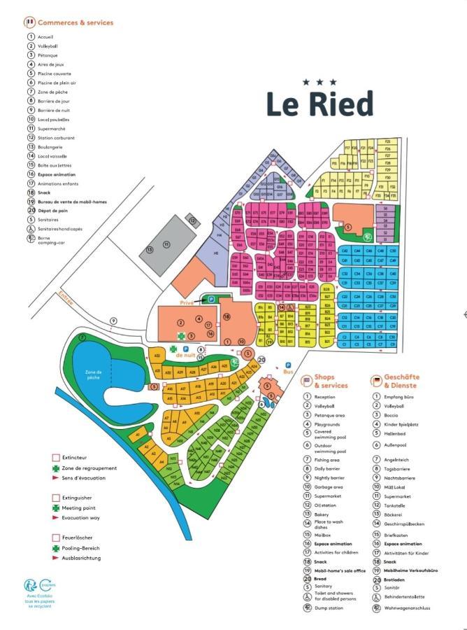 Le Ried Camping To Hapi Boofzheim Luaran gambar